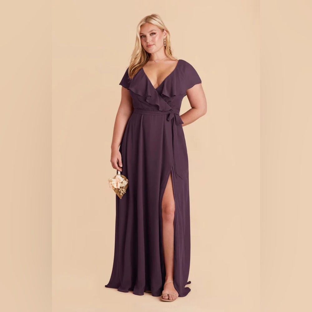 Birdy Grey - Jackson Bridesmaids Dress - Size 2X - Chiffon Plum